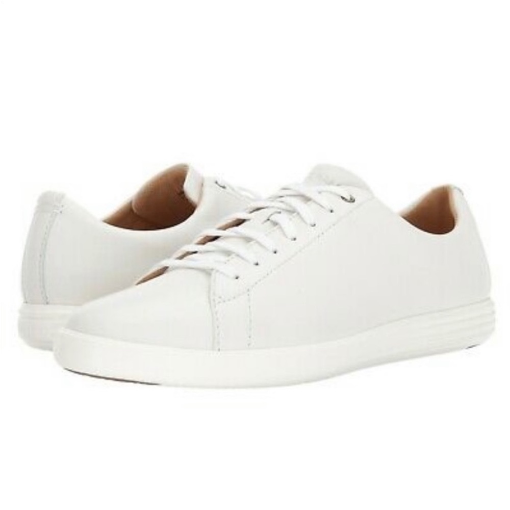 Cole Haan Grand OS Crosscourt 2 White Sneakers sz 9B